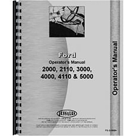 Operators Manual Fits Ford 5000 Tractor